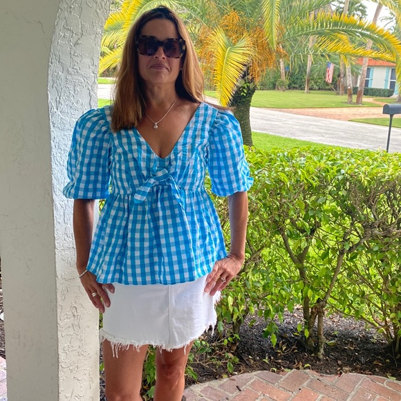 Lilly Pulitzer Top-size 2 -Sarafina Short Sleeve - Picture 3 of 16